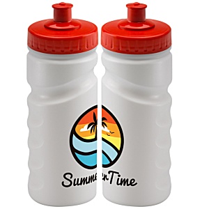 500ml Finger Grip Sports Bottle - Push Pull Cap - Full Colour Main Image