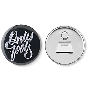 Button Magnet Bottle Opener Main Image
