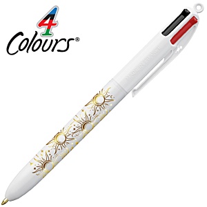 BIC® 4 Colours Pen - Gold Foil Print Main Image