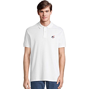 SOL's Pacific Polo Shirt - White - Digital Print Main Image