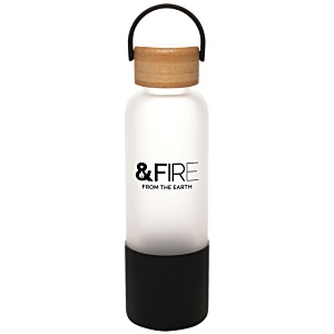 Lunar Glass Bottle with Silicone Sleeve - Printed Main Image