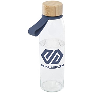 Porto 500ml Glass Water Bottle - Wrap-Around Print Main Image