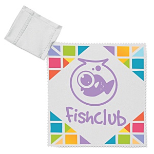 Screen Cleaning Cloth in Pouch - Dye-Sub Cloth Main Image