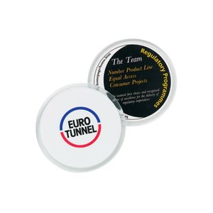 DISC Adview Coaster - Clear - Round Main Image