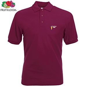 Fruit of the Loom Value Polo - Coloured - Embroidered Main Image