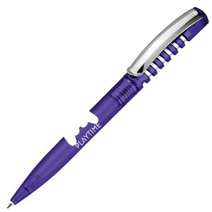 DISC Senator® Spring Pen - Clear with Metal Clip Main Image