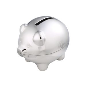 DISC Chrome Piggy Bank Main Image