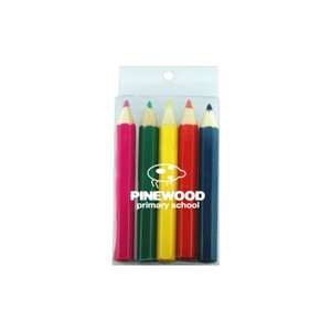 Promo Mini Colouring Pencils - 5 Pack Main Image