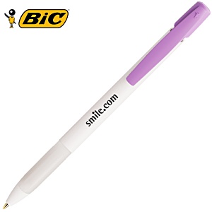 BIC® Media Clic Grip Pen - White Barrel Main Image