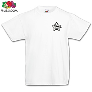 Fruit of the Loom Kid's Value Weight T-Shirt - White Main Image