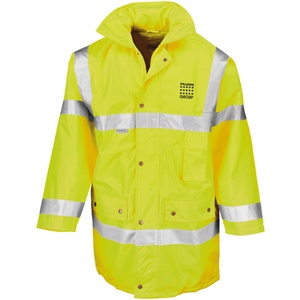 Safeguard Hi-Vis Safety Jacket - Printed Main Image