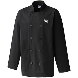 Long-Sleeved Men's Chef's Jacket - Embroidered Main Image