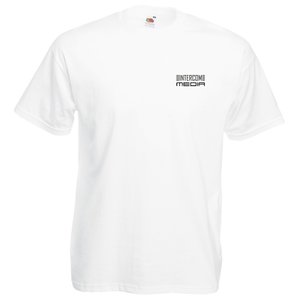 DISC Fruit Of The Loom Value Weight T-Shirt - White - 2 Day Main Image