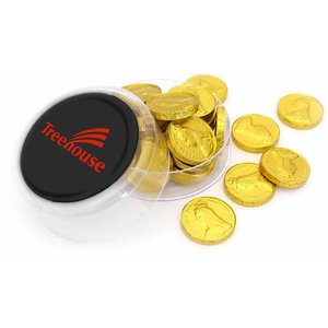 DISC Maxi Round Sweet Pot - Chocolate Coins Main Image