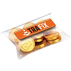 DISC Large Sweet Pouch - Chocolate Coins Main Image