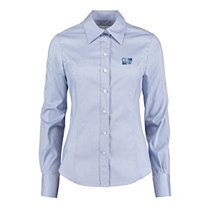 Kustom Kit Women's Corporate Oxford Shirt - Long Sleeve - Embroidered Main Image