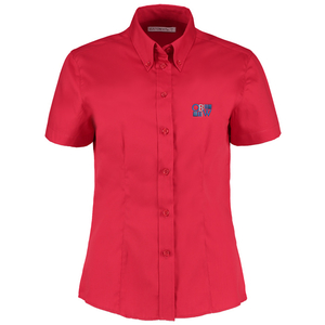 Kustom Kit Women's Premium Oxford Shirt - Short Sleeve - Embroidered Main Image