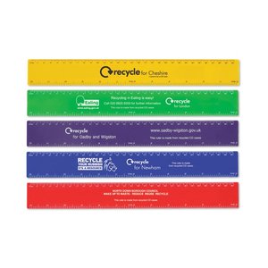 DISC Recycled Flat Ruler - 30cm Main Image