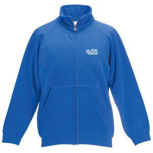 Fruit of the Loom Kid's Sweat Jacket - Embroidered Main Image