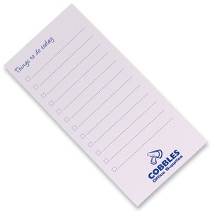 Slimline 50 Sheet Notepad - Things To Do Today Design Main Image