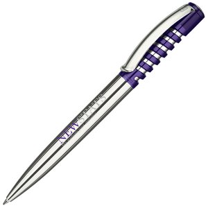 Senator® Spring Pen - Chrome with Clear Trim Main Image