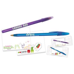 DISC BIC® Style Pen & Sticky Note Combo Pack - 50 sheets Main Image