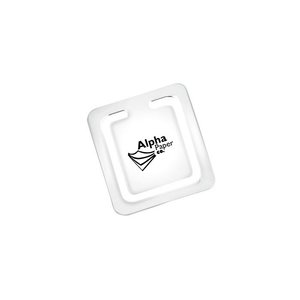 DISC Nickel Plated Square Bookmark Main Image