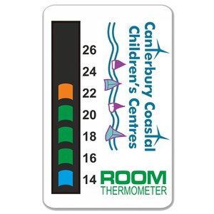 Credit Card Room Thermometer Main Image