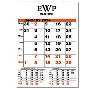 Date Finder Wall Calendar Main Image