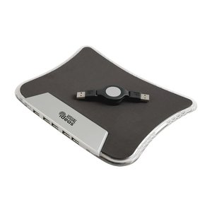 DISC Mousemat with 4 Port USB Hub Main Image