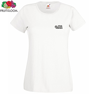 Fruit of the Loom Women's Value T-Shirt - White Main Image