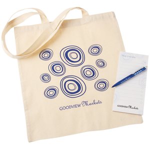 Cotton Bag Gift Pack with Pen Main Image
