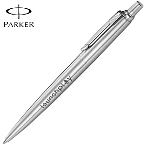 Parker Jotter Stainless Steel Pen - Blue Ink Main Image