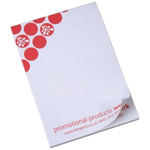 A7 50 Sheet Notepad - Polka Dot Design Main Image