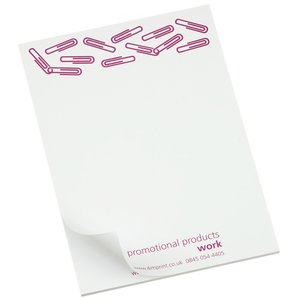 A5 25 Sheet Notepad - Paper Clip Design Main Image