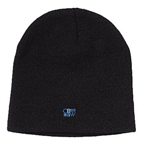 Rolled Down Beanie - Embroidered Main Image