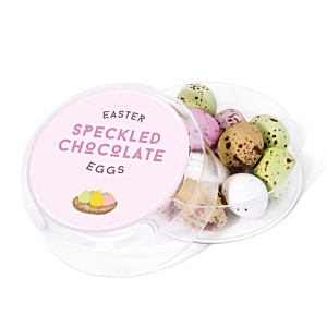 DISC Maxi Round Sweet Pot - Chocolate Speckled Eggs Main Image