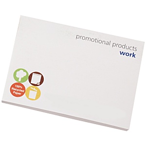 DISC BIC® Sticky Notes - A7 - Recycled Icons Design Main Image