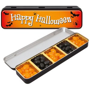 DISC Slim Tin - Gourmet Jelly Beans - Halloween Design Main Image