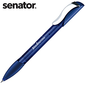 DISC Senator® Hattrix Soft Grip Pen - Clear - Metal Clip Main Image