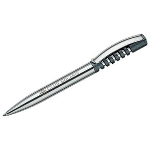 DISC Senator® Spring Pen - Chrome with Metallic Trim Main Image
