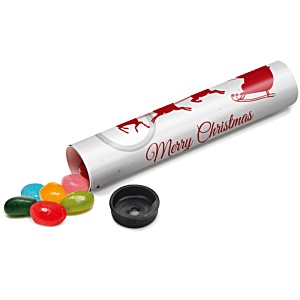 DISC Sweet Tube - Gourmet Jelly Beans - Christmas Design Main Image