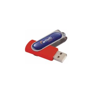 1gb Twister Promotional Flashdrive - Domed - Full Colour Main Image