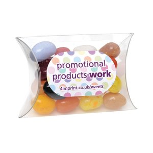 DISC 4imprint Sweet Pouch - Mixed Gourmet Jelly Beans Main Image
