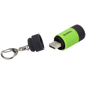 DISC USB Rechargeable Pocket Torch Keyring Main Image