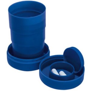 DISC Travel Cup with Pill Storage - Full Colour Main Image