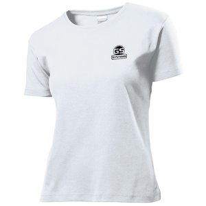 DISC Stedman Ladies Comfort T-Shirt - White Main Image