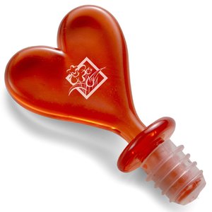DISC Heart Shaped Bottle Stopper Main Image