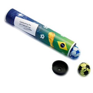 DISC Sweet Tube - Choc Foil Balls - World Cup Main Image