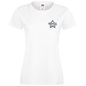 Fruit of the Loom Women's Sofspun T-Shirt - White Main Image